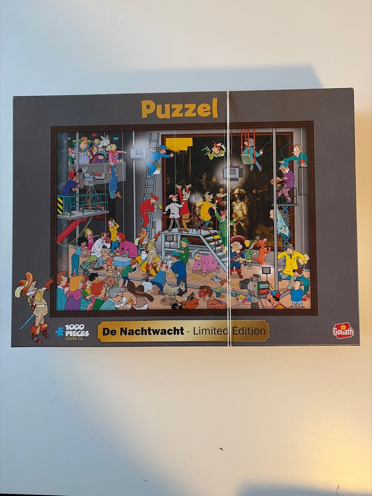 Goliath Puzzel De Nachtwacht - Limited Edition 1000 stukjes, Ophalen, 500 t/m 1500 stukjes, Nieuw, Legpuzzel
