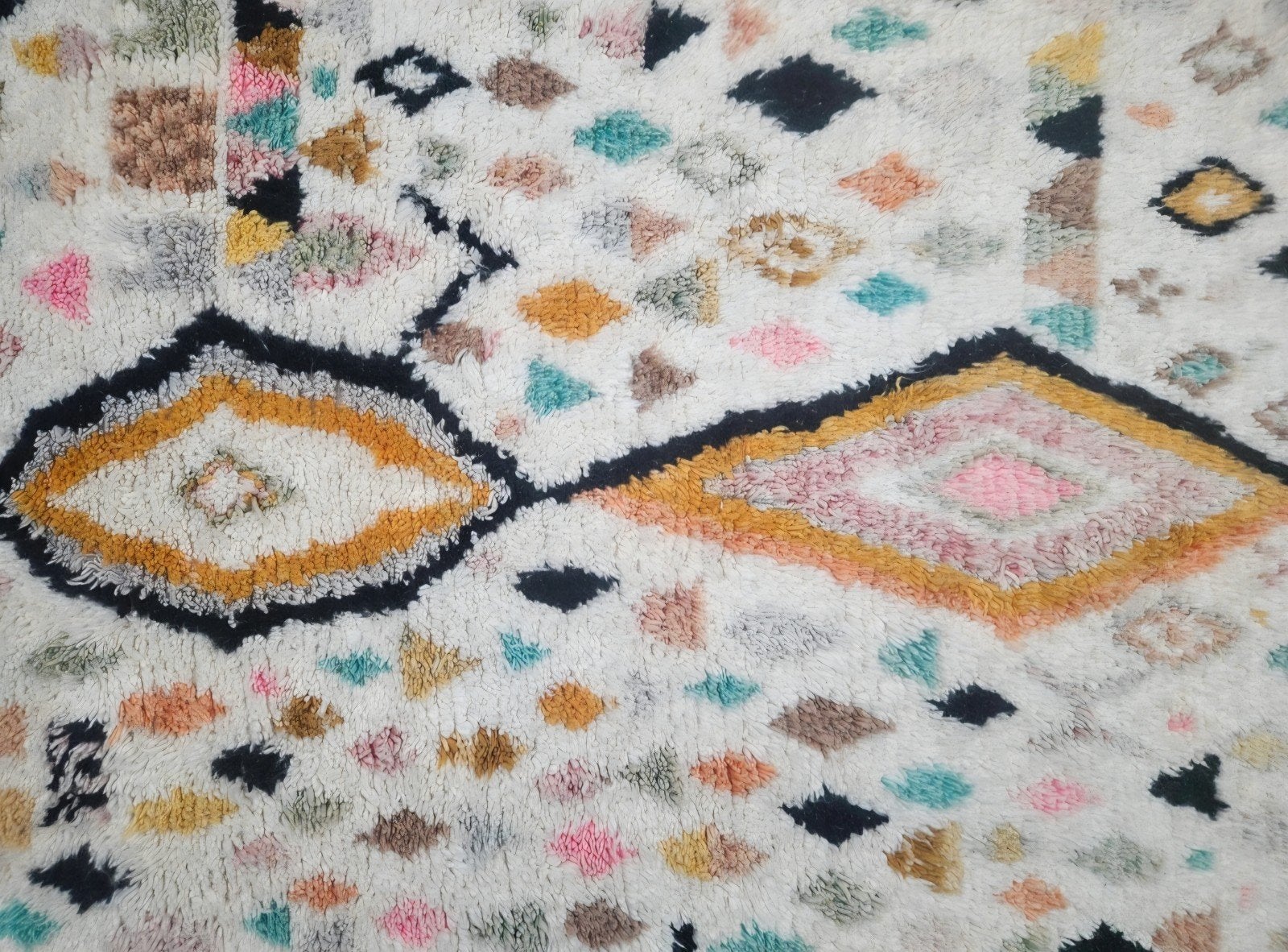 Handgeknoopt oosters Berber tapijt Azilal modern 150x263cm, Bohemian, Marokkaans, Modern, 150 tot 200 cm, Www.hypepopup.nl, Ophalen of Verzenden