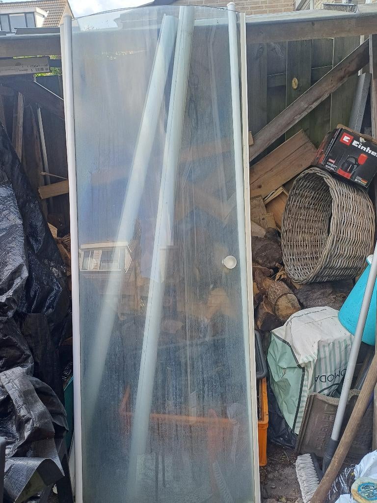 Glazen douchedeuren, Ophalen, Gebruikt, Overige typen, 50 tot 100 cm