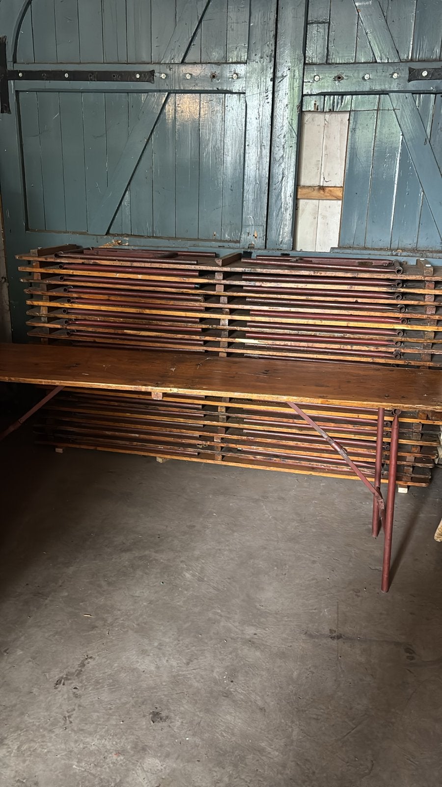 biertafels per stuk (18 beschikbaar), Ophalen, Gebruikt, 200 cm of meer, 50 tot 100 cm