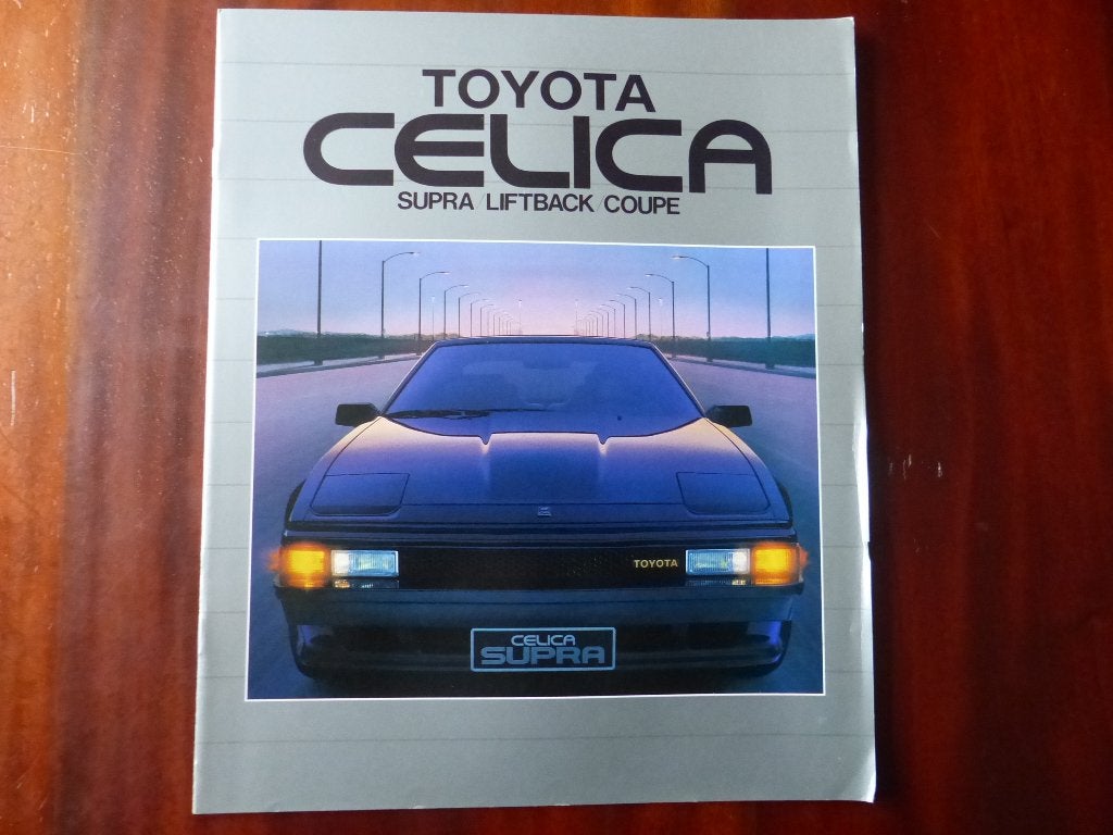 Toyota Celica Supra Liftback Coupe 1984  brochure, Verzenden, Zo goed als nieuw, Toyota
