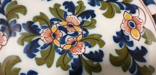 Wandbord  delfts blauw, Ophalen of Verzenden, 'T Olde Gre-j, Info@toldegrej.nl, Endepoelstraat 20f Didam