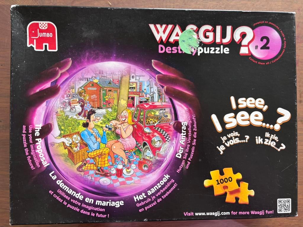 Wasgij puzzel 1000 stukjes, Ophalen of Verzenden, 500 t/m 1500 stukjes, Gebruikt, Legpuzzel