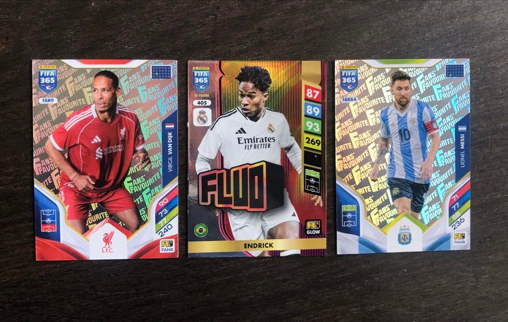 FIFA 365 Adrenalyn XL 2024 Kaarten: Van Dijk, Endrick, Messi, Ophalen of Verzenden, Nieuw, Buitenlandse clubs, Spelerskaart