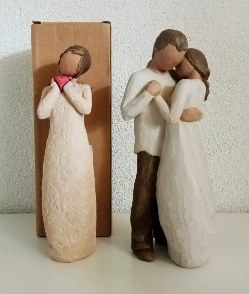 2 Willow Tree beelden, Ophalen of Verzenden, Gebruikt, Mens