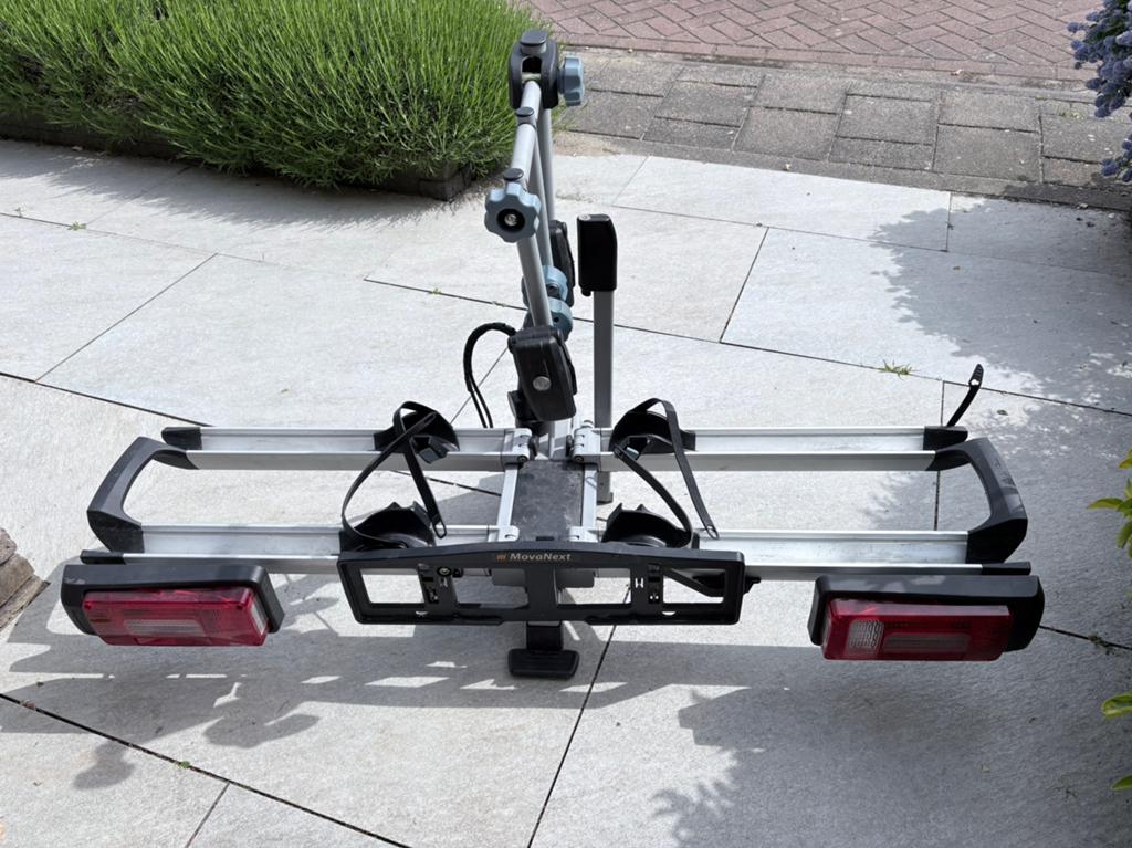 Fietsendrager, kantelbaar., Gebruikt, Ophalen of Verzenden, 2 fietsen, Trekhaakdrager