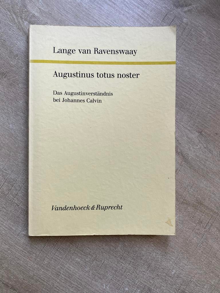 Augustinus totus noster - Lange van Ravenswaay, Boeken, Ophalen of Verzenden, Gelezen, Christendom | Protestants