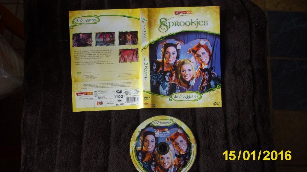 Musical 3 Biggetjes gele sleeve, Alle leeftijden, Verzenden, Zo goed als nieuw