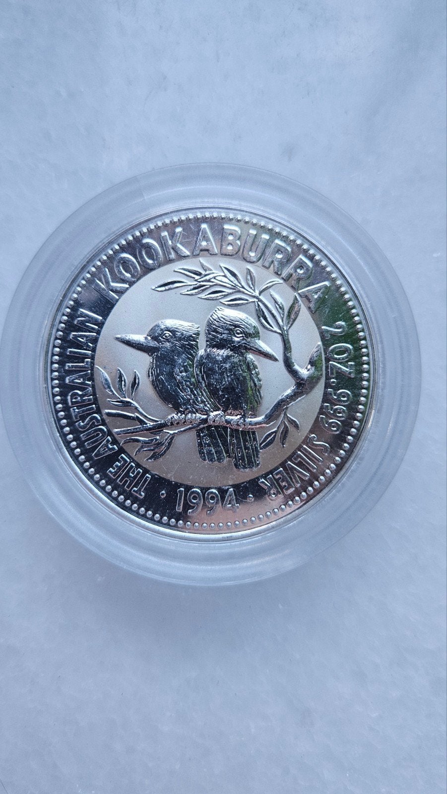 2 ounce kookaburra 1994, Postzegels en Munten, Ophalen of Verzenden, Zilver