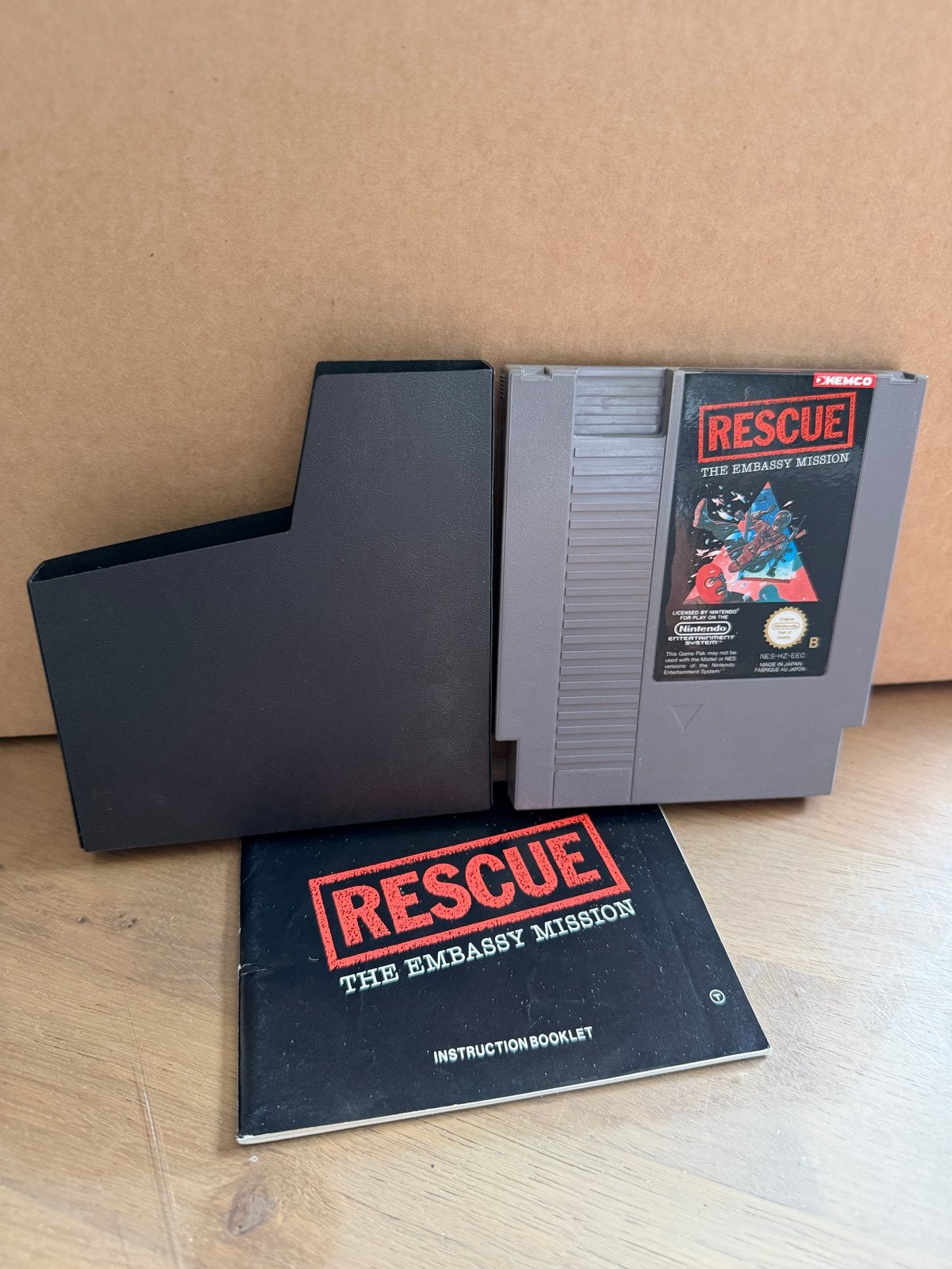 Rescue The Embassy Mission NES met handleiding en hoes, Spelcomputers en Games, Avontuur en Actie, Gebruikt, 1 speler, Ophalen of Verzenden