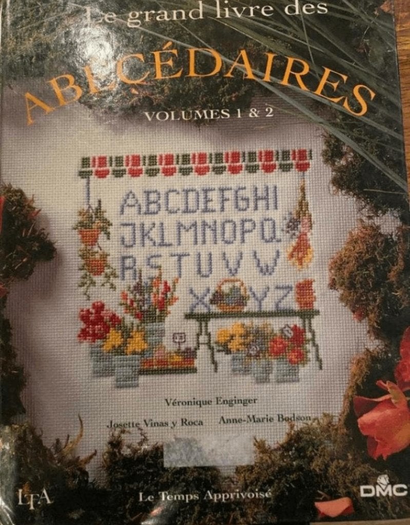 LE GRAND LIVRE DES ABÉCÉDAIRES VOLUMES 1 & 2 V. ENGINGER, Verzenden, Gebruikt, Handborduren, Patroon