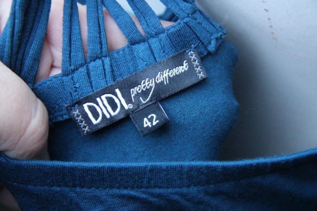 Jurk blauw Didi mt 42 Maxi Vaste prijs, Blauw, Maat 42/44 (L), Didi, Ophalen of Verzenden