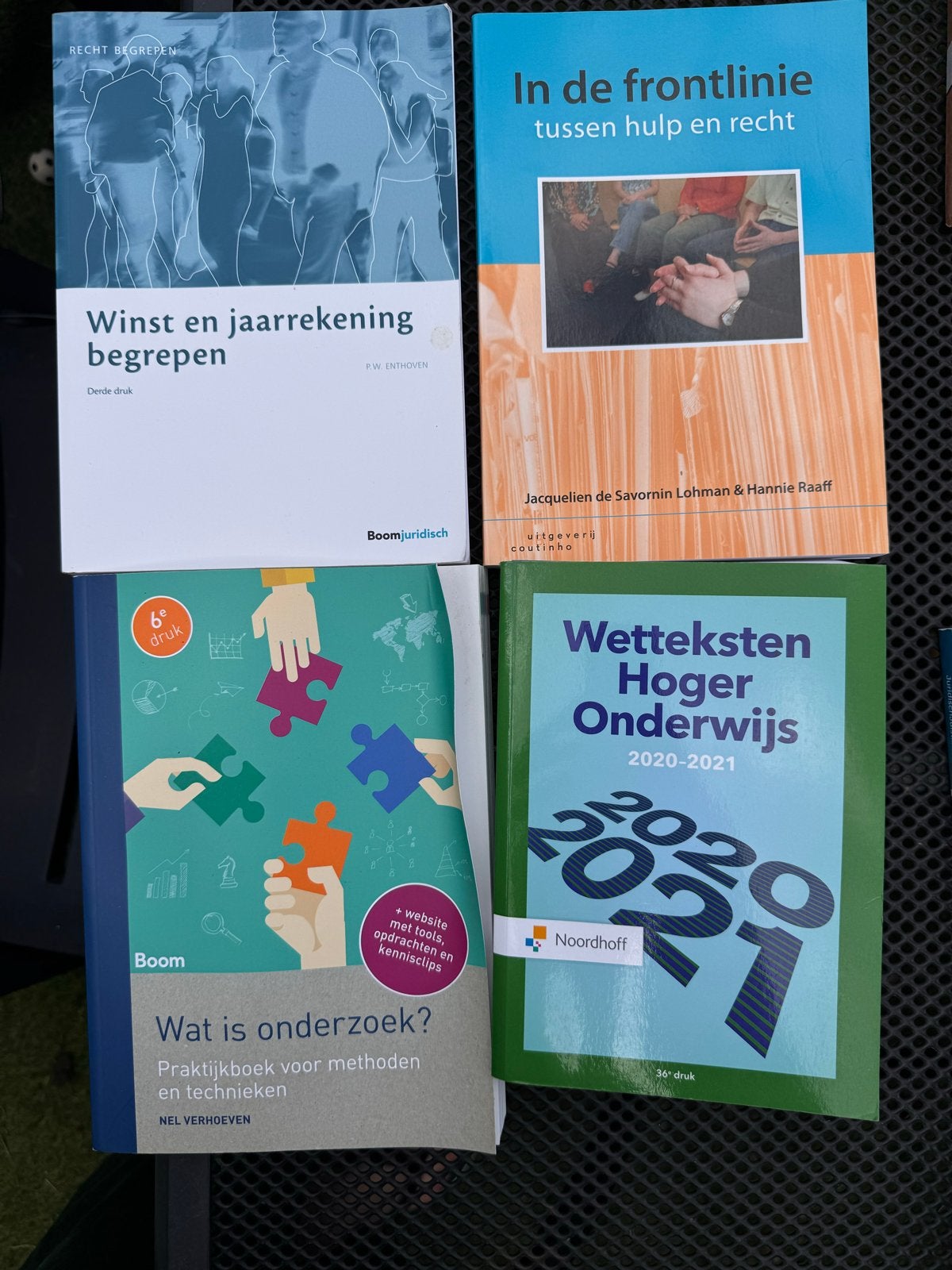 Diverse studieboeken HBO/WO - Rechten, Sociologie, Onderzoek, Ophalen of Verzenden, Gamma, Zo goed als nieuw, HBO