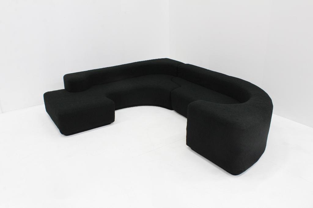 Vintage modulaire design sofa model Lara Stilwood 1968, Vintage, design, 300 cm of meer, Ophalen of Verzenden, Zo goed als nieuw
