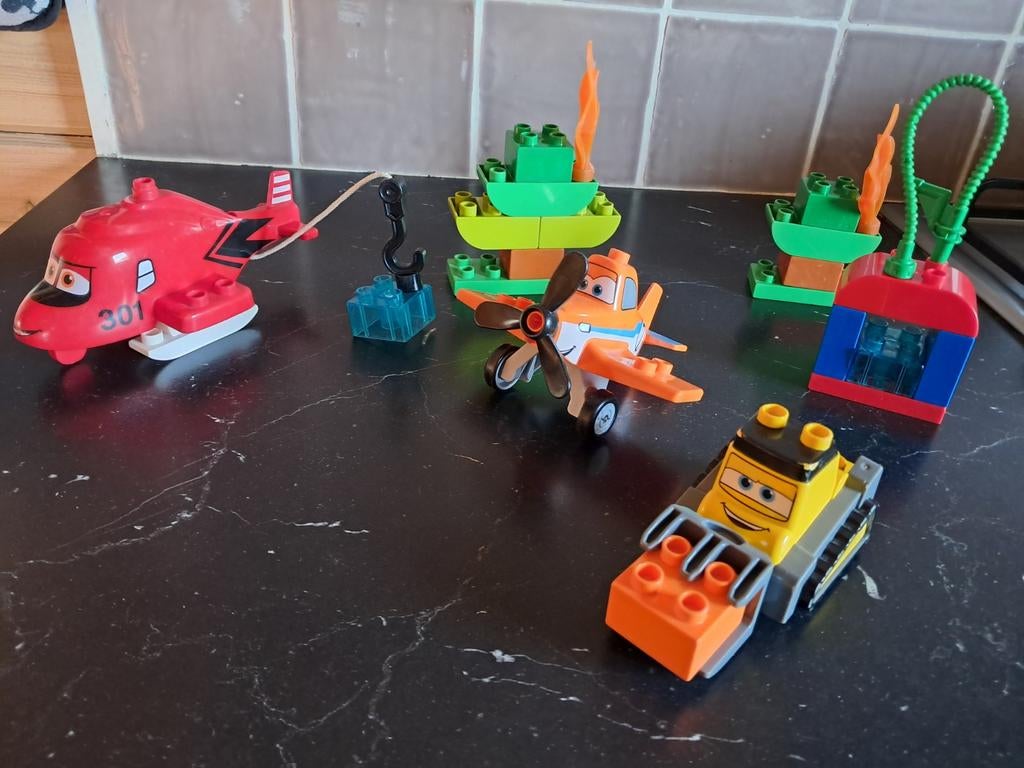 Duplo 10538 Disney Planis Fire team, Ophalen of Verzenden, Zo goed als nieuw, Duplo