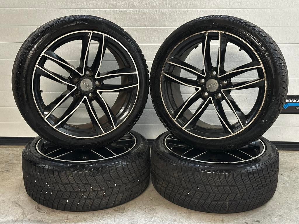 18 inch 5x112 Audi A3 S3 Velgen & Banden set, 18 inch, Gebruikt, Banden en Velgen, Personenwagen
