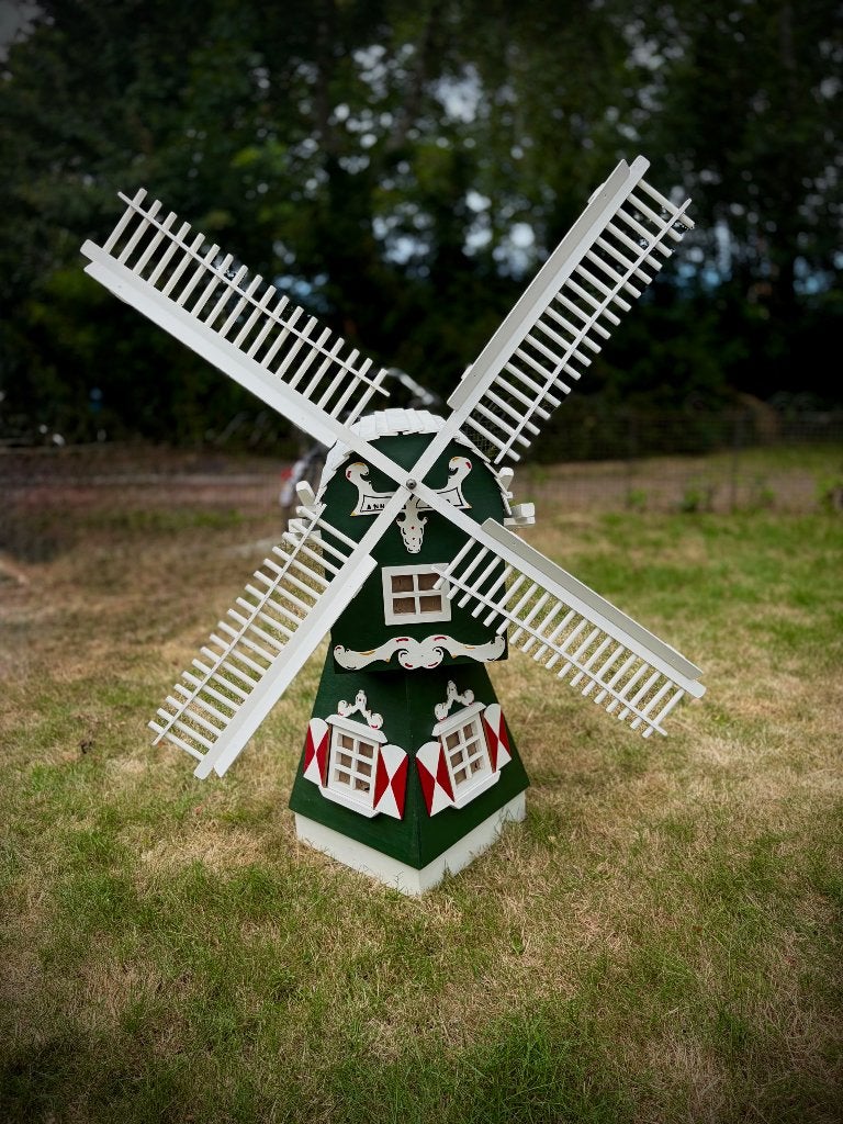 Handcrafted Garden Windmill, Ophalen, Hout, Object, 160 cm