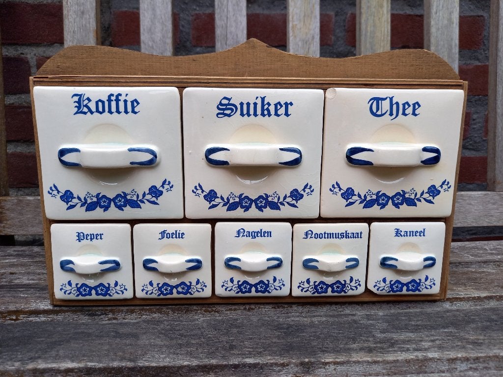 Brocante Kruidenkast / Kruidenrek, Ophalen of Verzenden