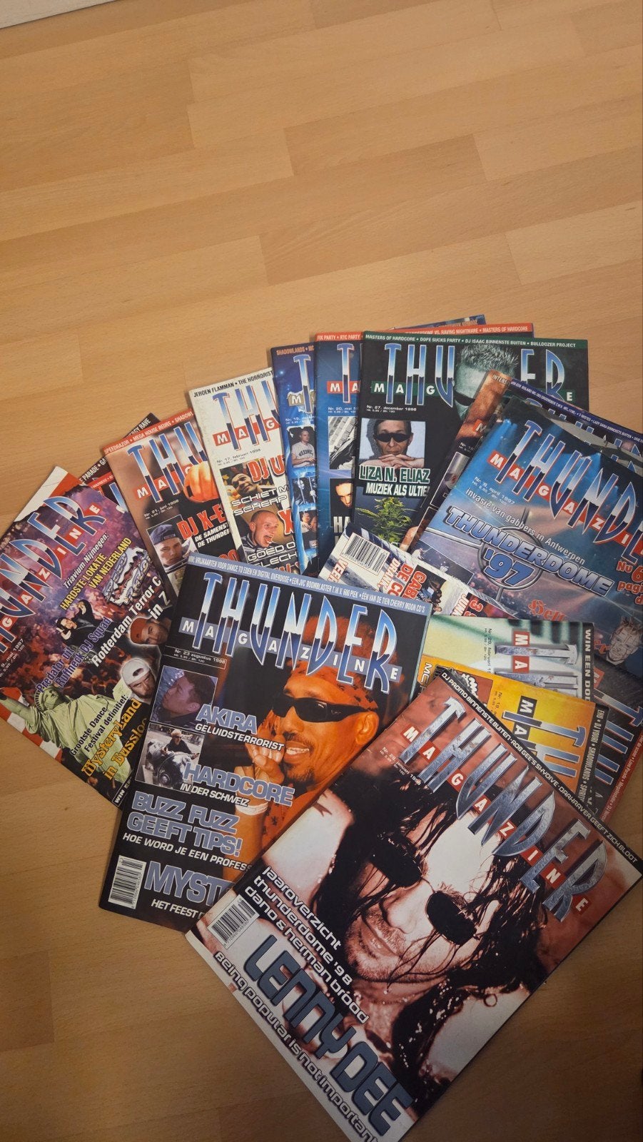 Thunder Magazine Collectie 13 stuks - Diverse Uitgaven, Verzenden, Gelezen, Muziek, Film of Tv