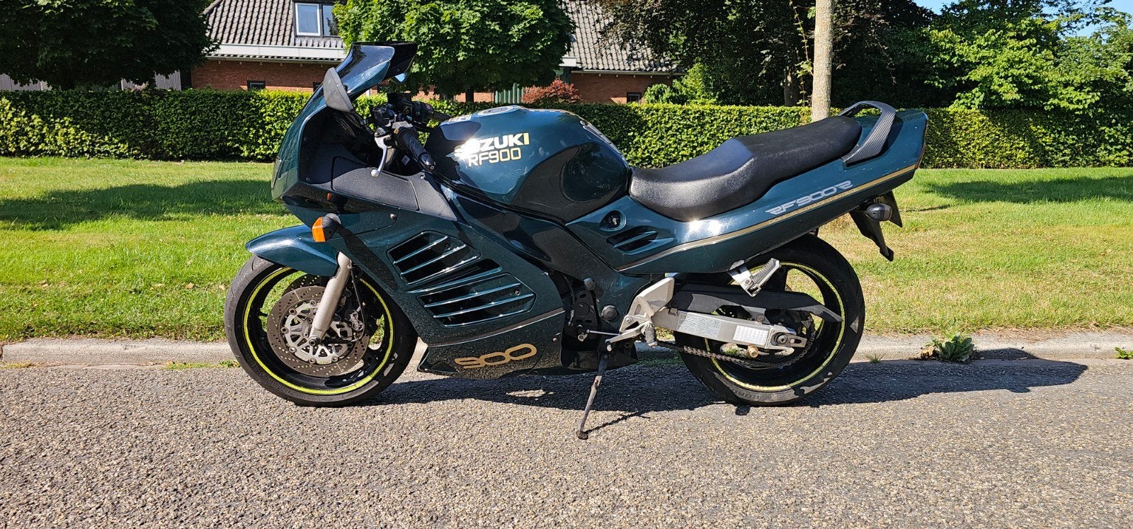 Nette & Krachtige Suzuki RF 900 R (1996) – Groen – 135 pk, Motoren, 4 cilinders, Motorrijbewijs A, Gebruikt, Meer dan 35 kW