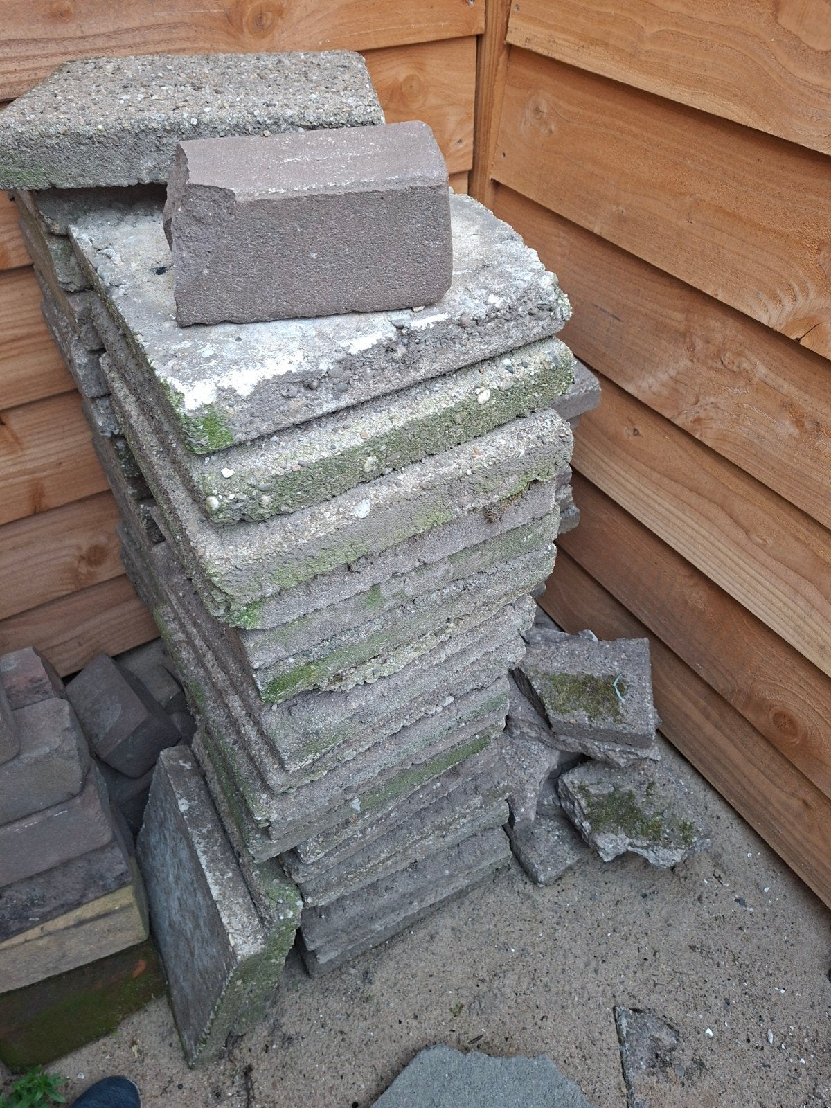 Super mooie Tuintegels 30x30cm - 20 tot 40 stuks, Tuin en Terras, Tegels en Klinkers, Ophalen, Gebruikt, Beton, Terrastegels