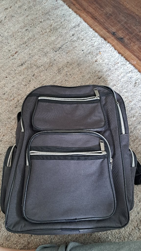 Zwarte Rugtas, Overige merken, Gebruikt, 25 tot 40 cm, Ophalen of Verzenden