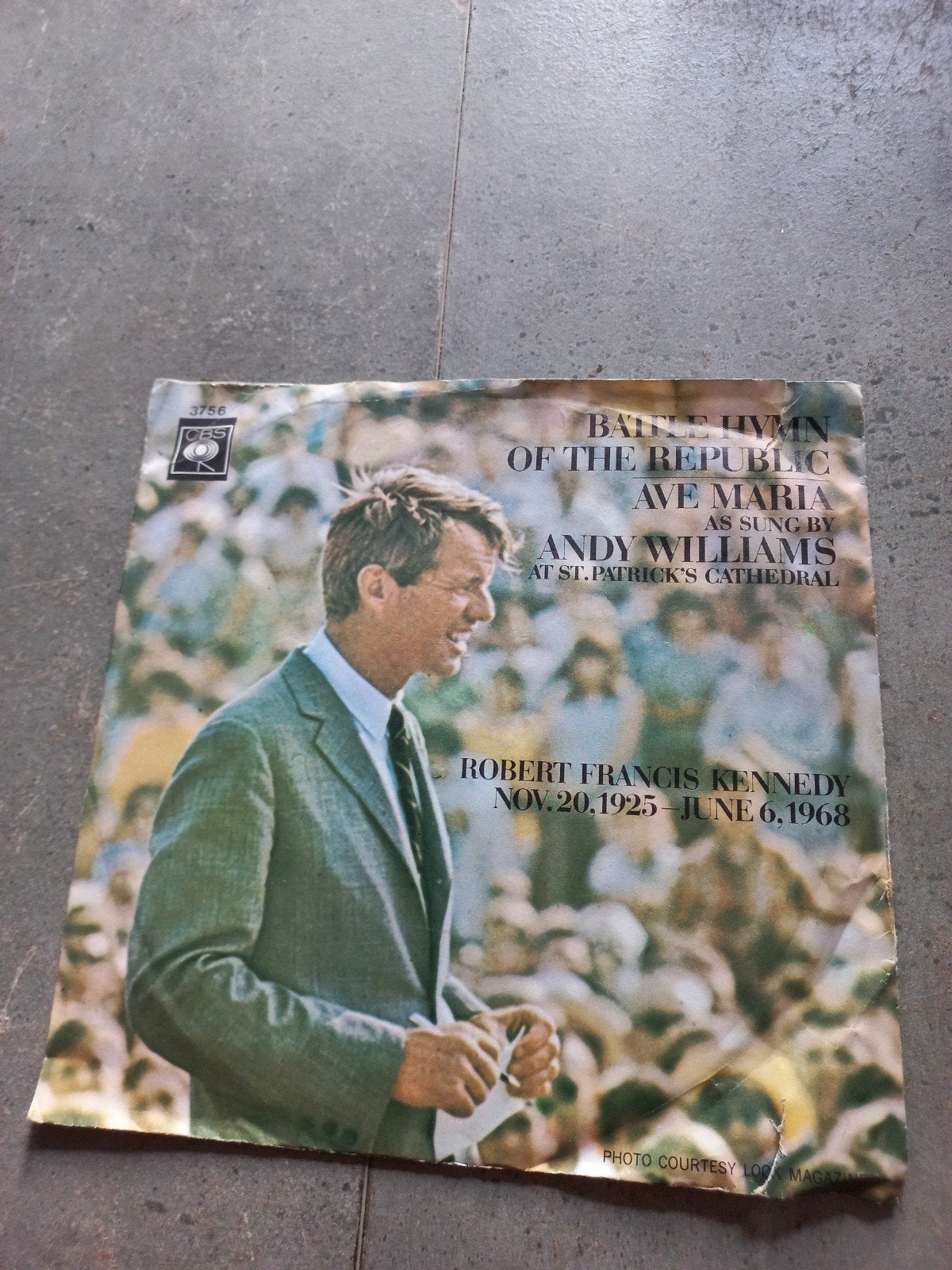 Andy Williams - Battle Hymn / Ave Maria (RFK Tribute), Ophalen of Verzenden, Gebruikt, Single