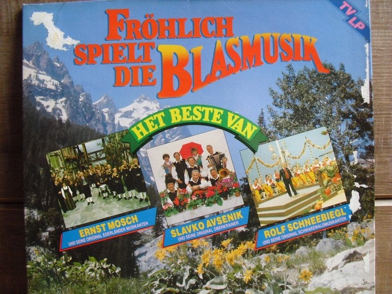 Frohlich Spielt Die Blasmusiek LP, LP, Complilatie, Gebruikt, Ophalen of Verzenden