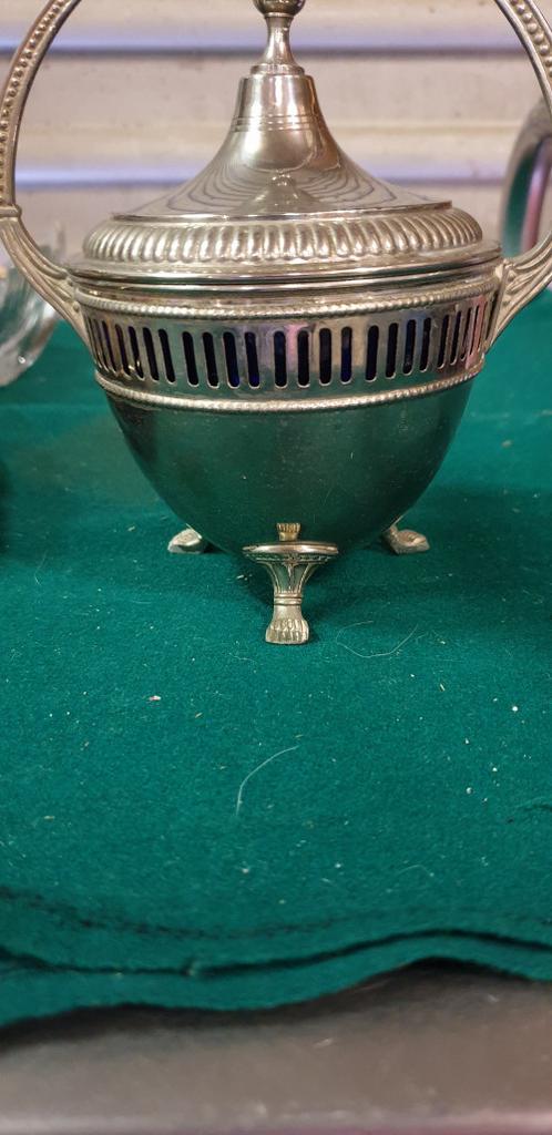 suikerpot antiek, blauw rio tin, Ophalen of Verzenden, 'T Olde Gre-j, Info@toldegrej.nl, Endepoelstraat 20f Didam