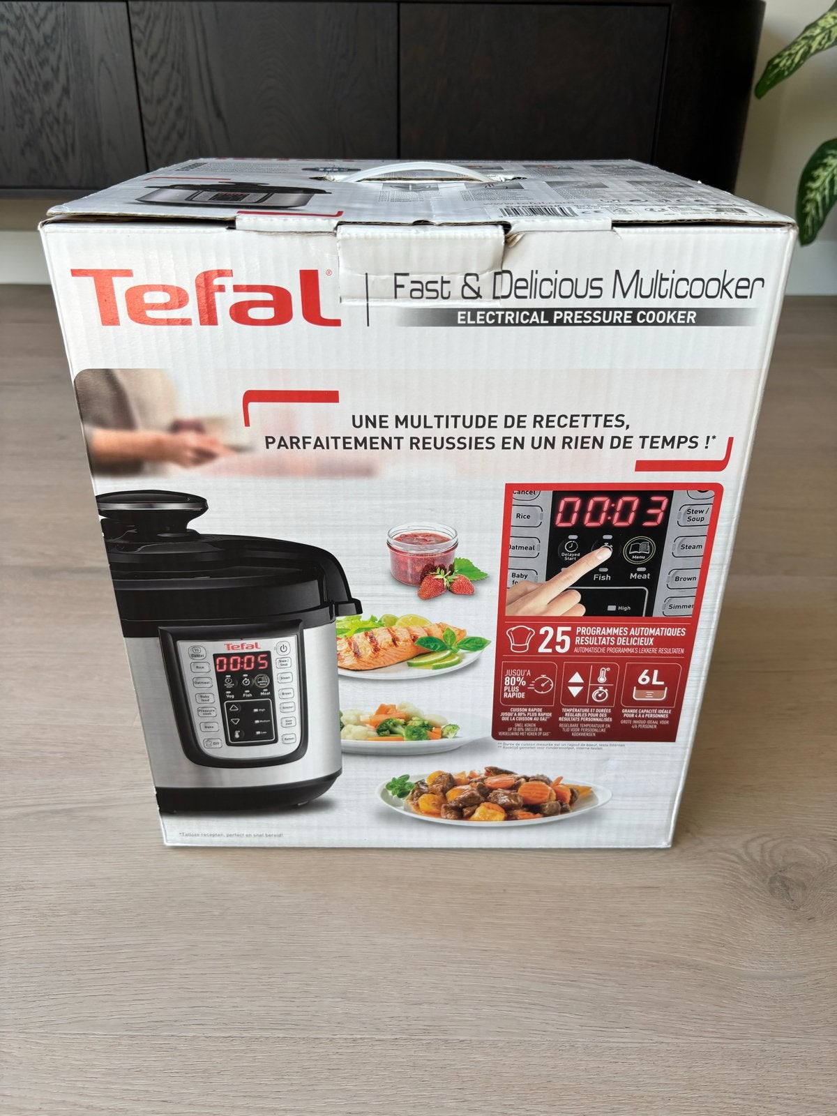 Tefal All-In-One Slowcooker, Multicooker en Snelkookpan, Ophalen, Timer, Zo goed als nieuw