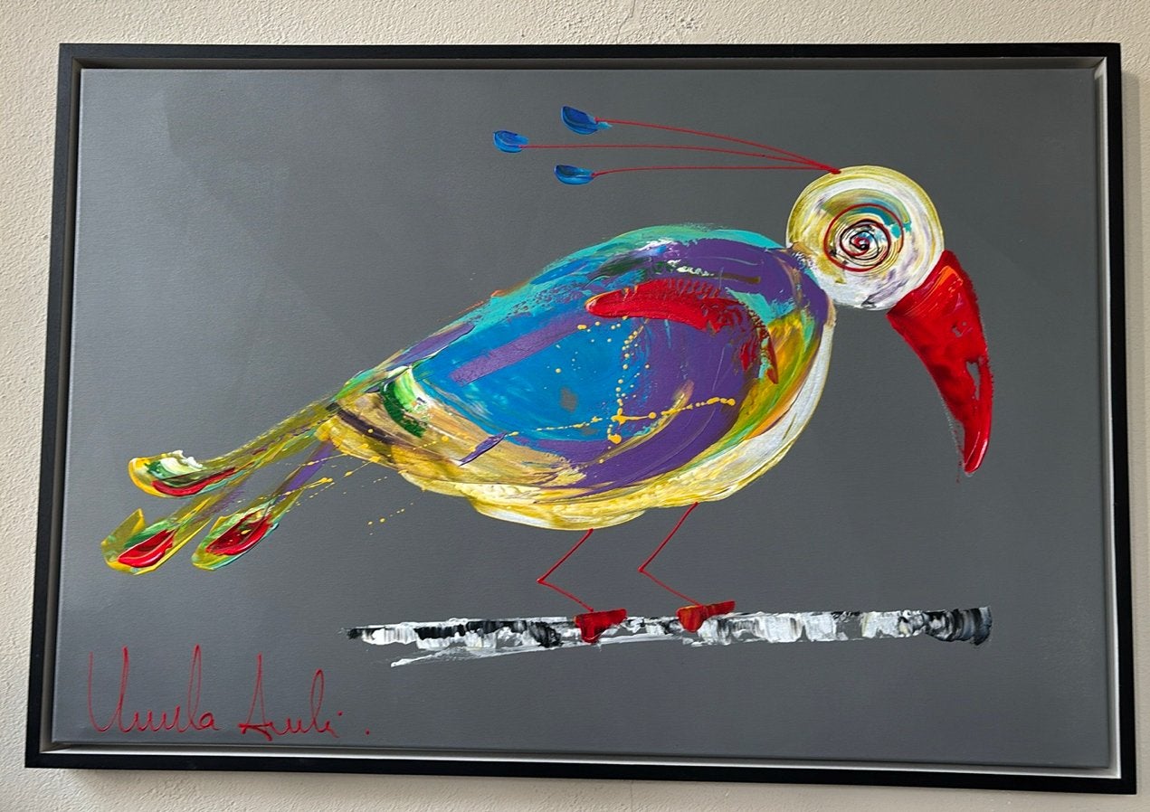 Ursula Aubri 80x120 schilderij Animals in Freedom, Ophalen, Dieren, Olieverf, Echtheidscertificaat