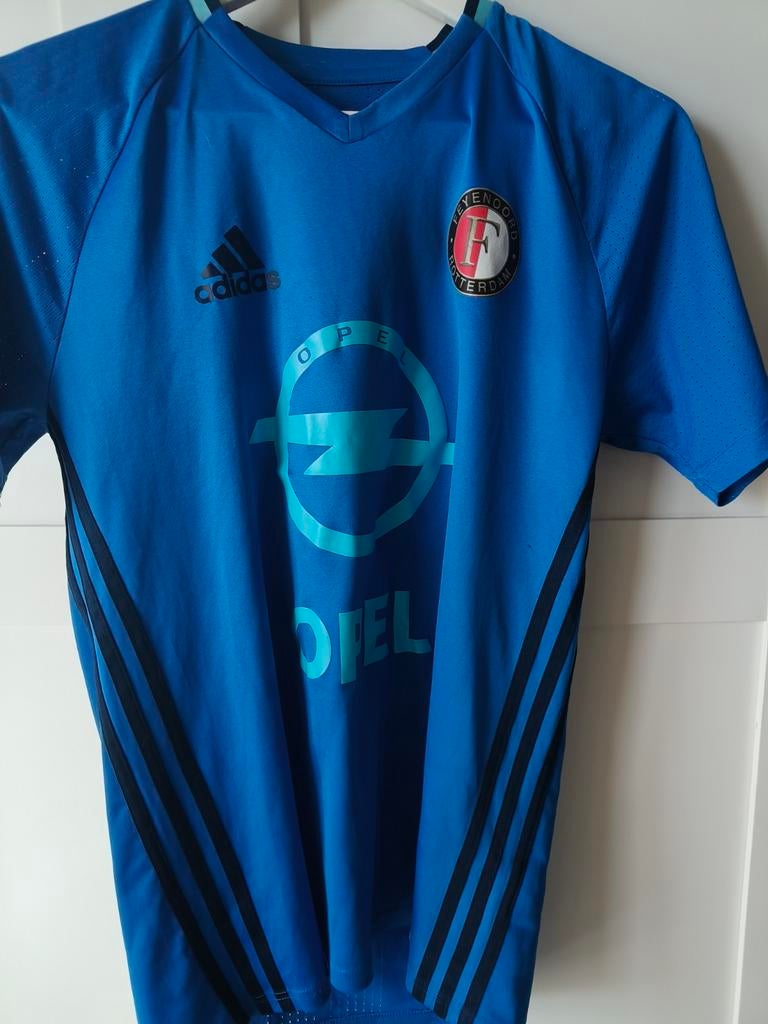 Feyenoord trainingsshirt 2016/2017 maat S gebruikt, Ophalen of Verzenden, Gedragen, Blauw, Voetbal