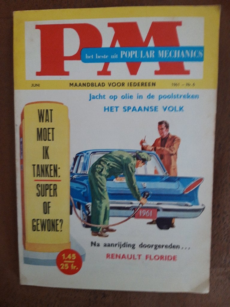 magazine PM Juni 1961 – o.a. Renault Floride, Ophalen of Verzenden, Zo goed als nieuw, Algemeen