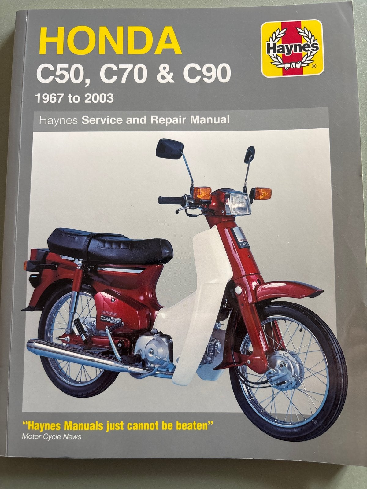 Haynes Werkplaatshandboek Honda C50, C70 & C90 (1967-2003), Ophalen of Verzenden, Honda