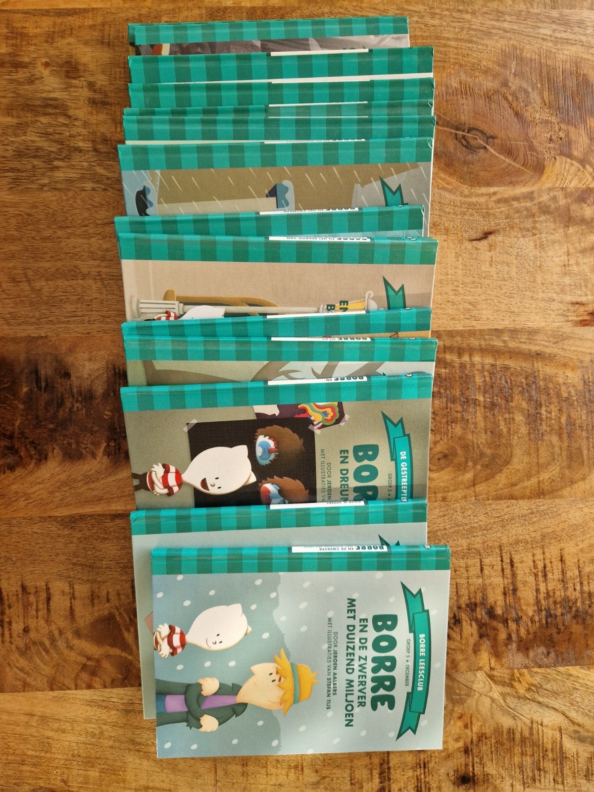 15 Borre leesboekjes groep 5 - Zeer nette staat, Boeken, Kinderboeken | Jeugd | onder 10 jaar, Ophalen, Zo goed als nieuw, Jeroen Aalbers
