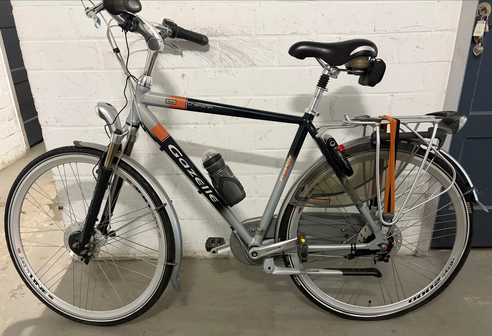 Gazelle Chamonix C8 met 8 herenfiets, Ophalen, Gebruikt, Versnellingen, 50 tot 53 cm