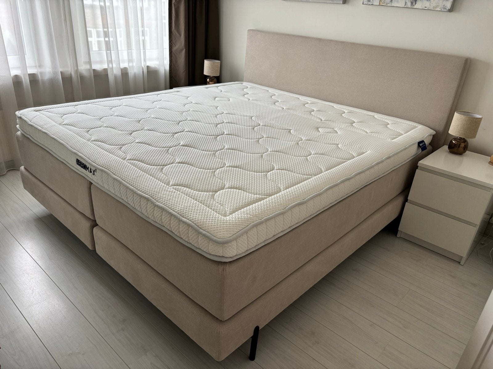 Topper Swiss Sense Aeromax Breeze I + 2 matrassen 180x200, Ophalen, Tweepersoons, Zo goed als nieuw, 180 cm