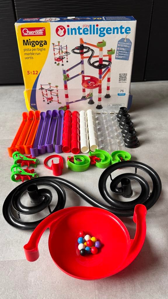 Quercetti Migoga knikkerbaan sets (2 stuks), Ophalen, Gebruikt