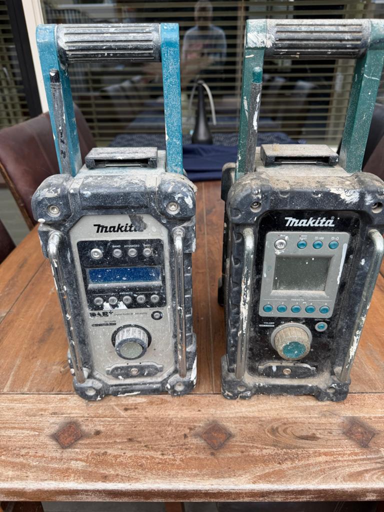 Makita Bouwradio DAB+ - Robuust en Betrouwbaar, Audio, Tv en Foto, Radio's, Gebruikt, Bouwradio, Ophalen