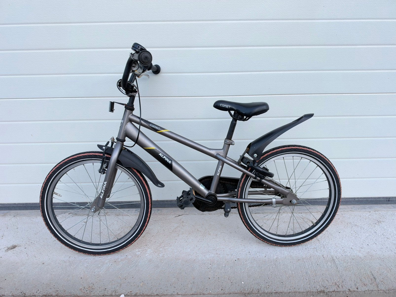 Jongensfiets Alpina Comet maat 20 inch., Ophalen, Terugtraprem, Gebruikt, Handrem