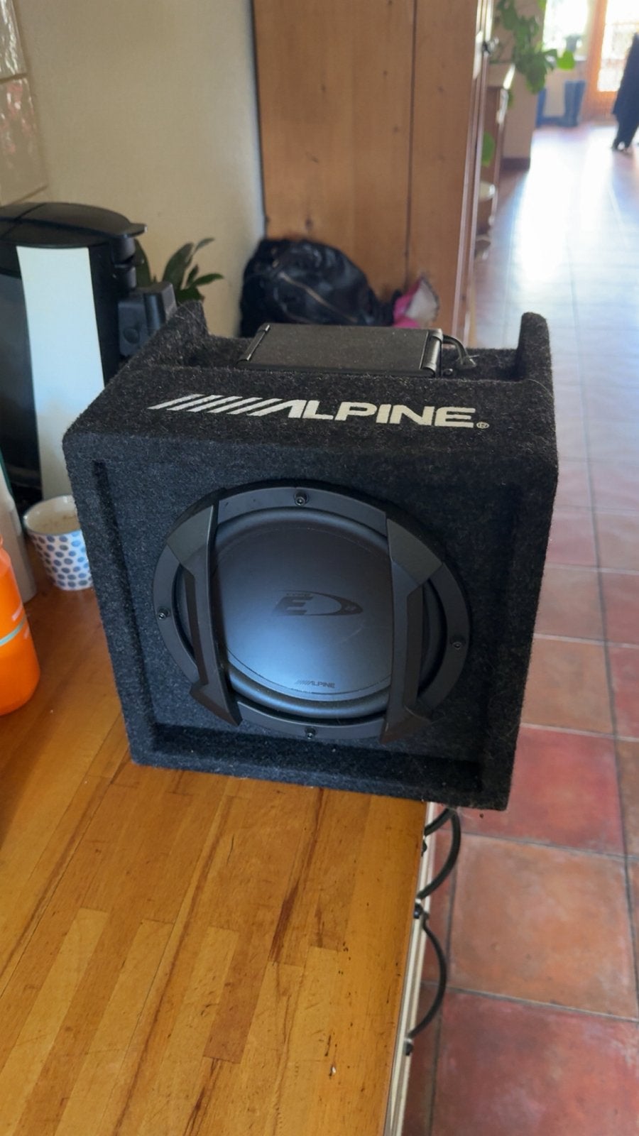 Alpine subwoofer, Auto diversen, Ophalen of Verzenden, Zo goed als nieuw