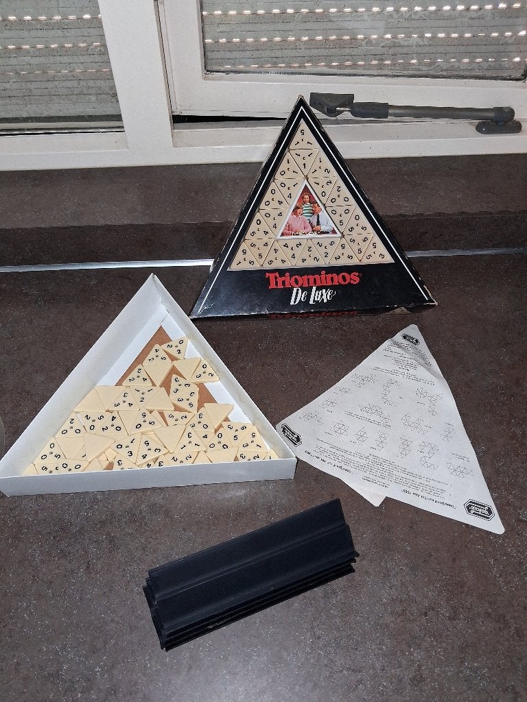Triominos de luxe 1989 uitmuntend, Ophalen of Verzenden