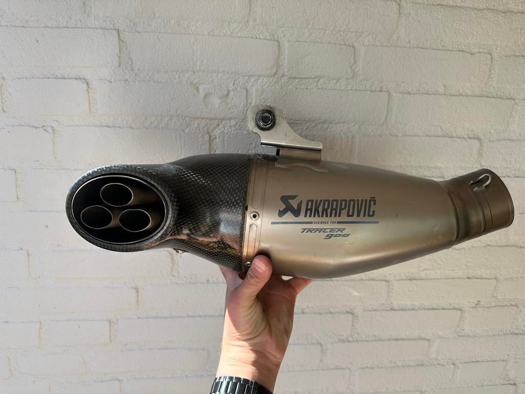 Akrapovic uitlaat Yamaha MT-09 / Tracer 900 Racing Line, Ophalen of Verzenden, Gebruikt