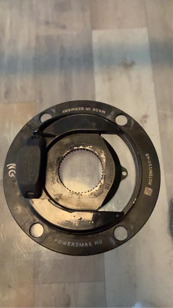 Power2Max Powermeter met Rotor 165 crank, Fietsen en Brommers, Fietsonderdelen, Ophalen of Verzenden, Gebruikt, Crankstel of Pedalen