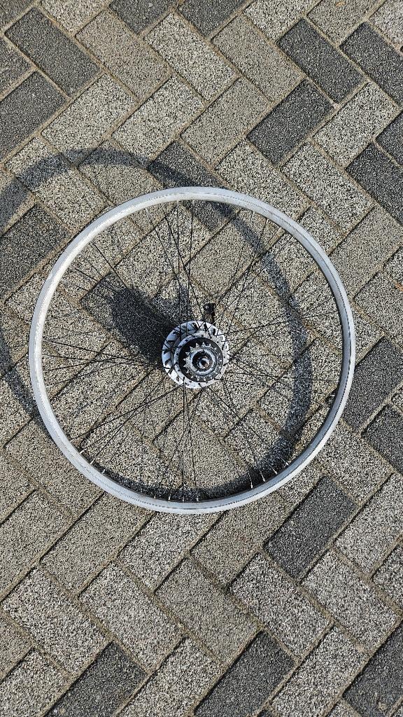 28 inch aluminium velg met Shimano SG-8R30, Wiel, Gebruikt, Elektrische fiets, Ophalen of Verzenden