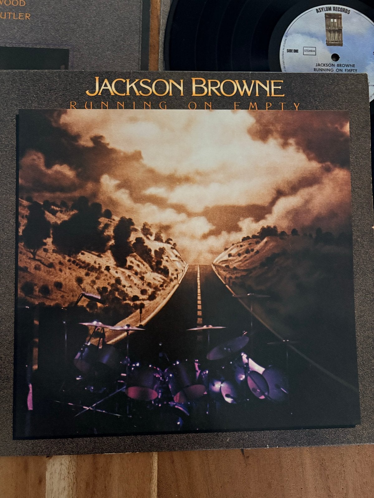 Jackson Browne - Running On Empty LP met inlays, LP, Gebruikt, Inclusief insert, Ophalen of Verzenden