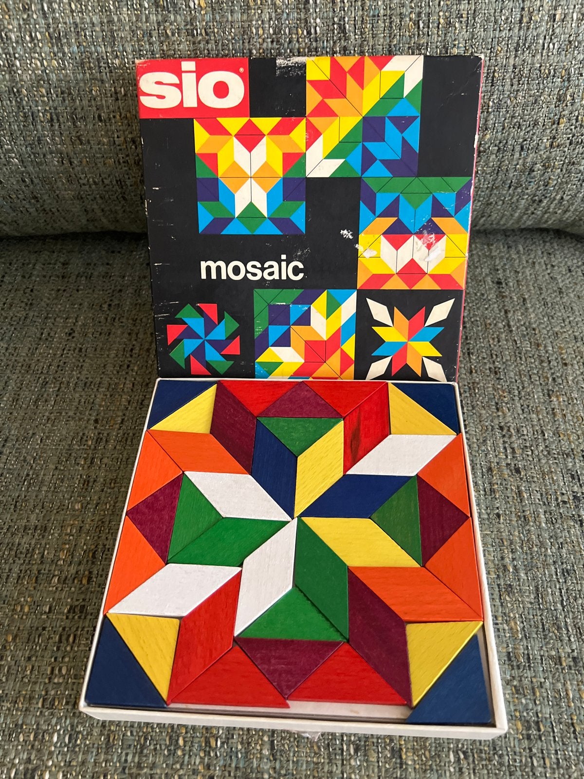 Vintage SIO Mosaic Legpuzzel - Compleet en in Goede Staat, Ophalen, Zo goed als nieuw, Overige typen