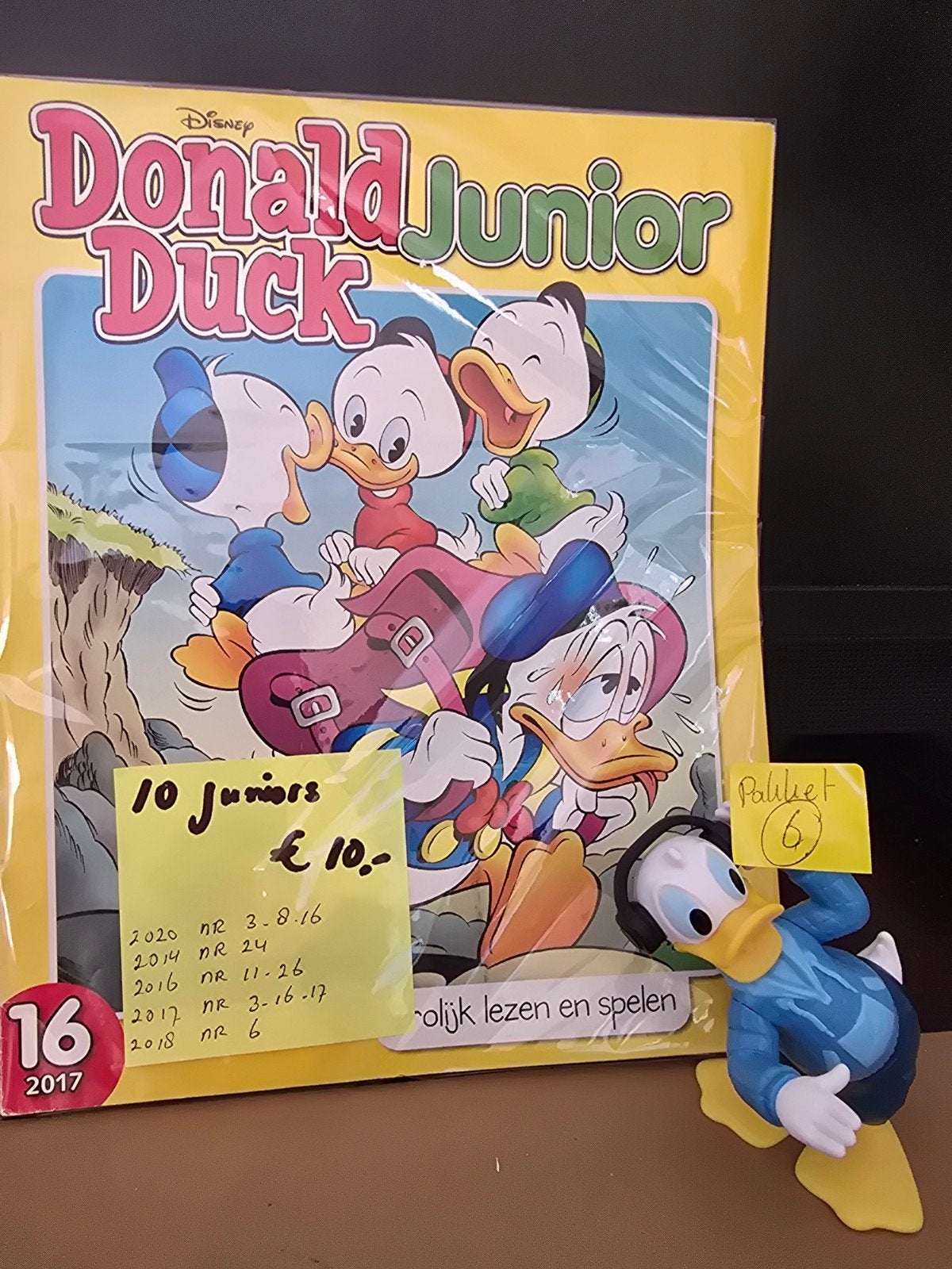 Donald Duck Junior - 10 stripboeken, Boeken, Stripboeken, Meerdere stripboeken, Ophalen of Verzenden, Gelezen