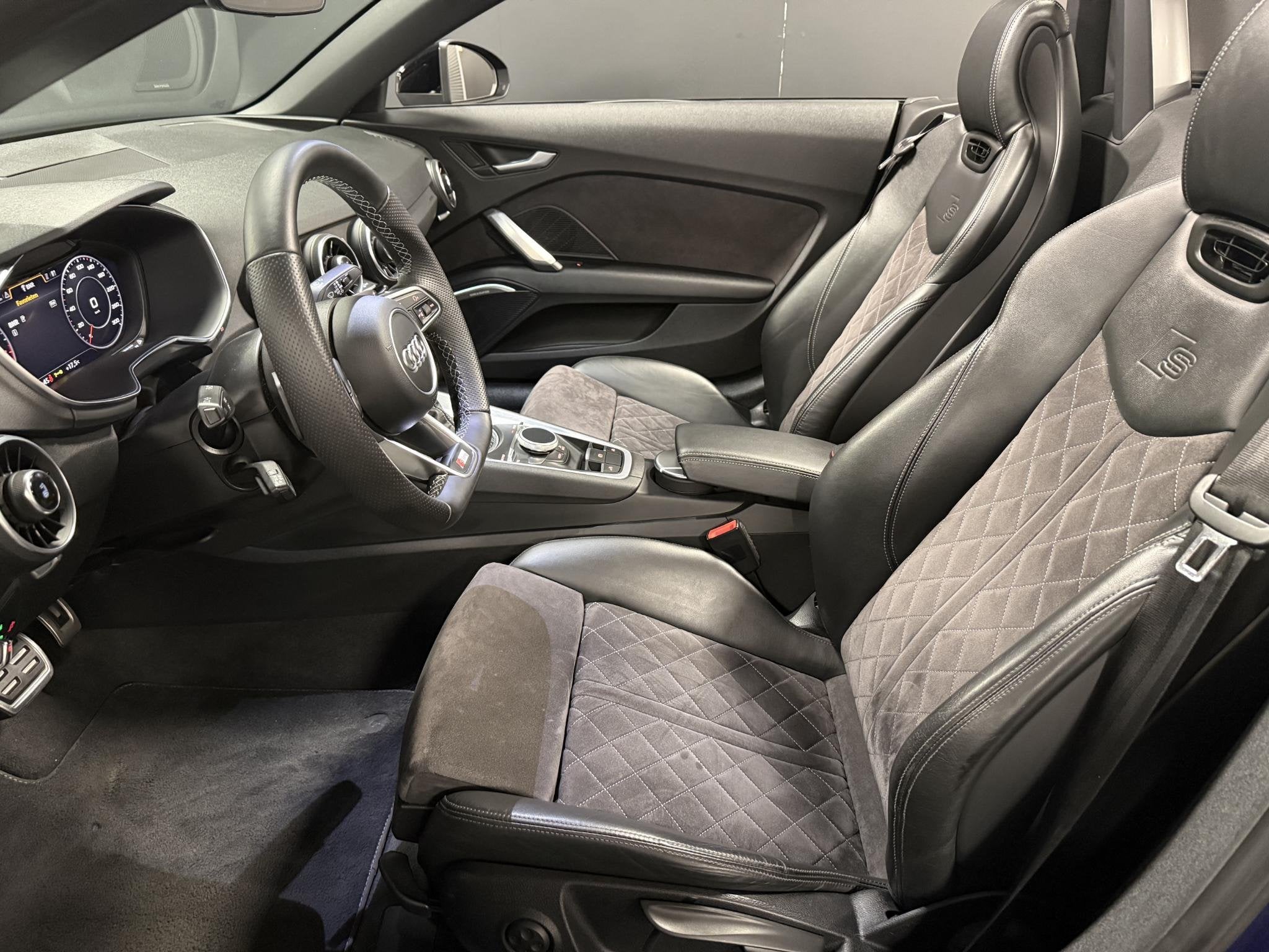 Audi TT Roadster 2.0 TFSI Pro Line S 3x S-Line Virtual B&O, Auto's, Gebruikt, Blauw, Leder, 2 stoelen