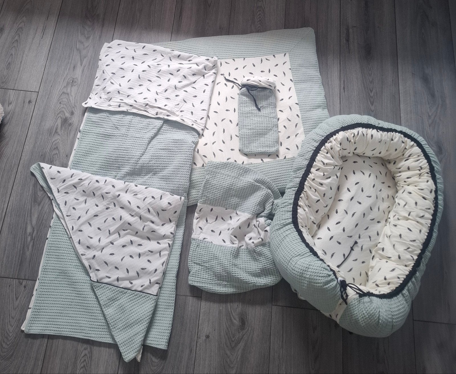 Babynestje set mintgroen, Ophalen, Gebruikt, Overige typen